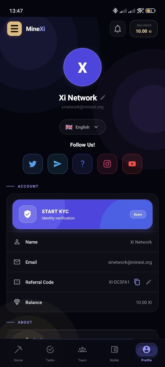 MineXi — Profile